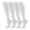 White, variant on 4 Pairs Copper Compression Socks for Women & Men Circulation 15-20 mmhg - Better Blood Flow, Swelling, Best Support for Medical, Running, Nursing