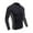 Gray Black M, variant on Men Wetsuits Tops 2mm Neoprene Long Sleeve Surfing Swimming Front Zip Jacket Keep Warm for Water Sports ,
