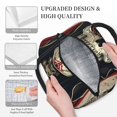 thumbnail image 3 of Fotbe Gothic Skull With Roses Bolsa de Almuerzo con Estampado, Lonchera Aislada, Contenedor de Comida Reutilizable Tipo Cooler a Prueba de Fugas, 3 of 6