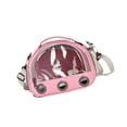 thumbnail image 3 of Bolsa de transporte para hámster Yuyangstore Rosa con agujeros transpirables y ventana de acceso lateral, 3 of 8