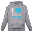 thumbnail image 1 of Tstars Womens Autism Awareness Hoodie I Love Someone with Autism Autistic Spectrum Awareness Acceptance Autistic Support Shirts for Womens Hoodie, 1 of 5