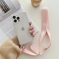 Crossbody Necklace Cord Lanyard Clear Phone Case For iPhone 11 12 13 14 15 16 Pro Max XR X XS 7