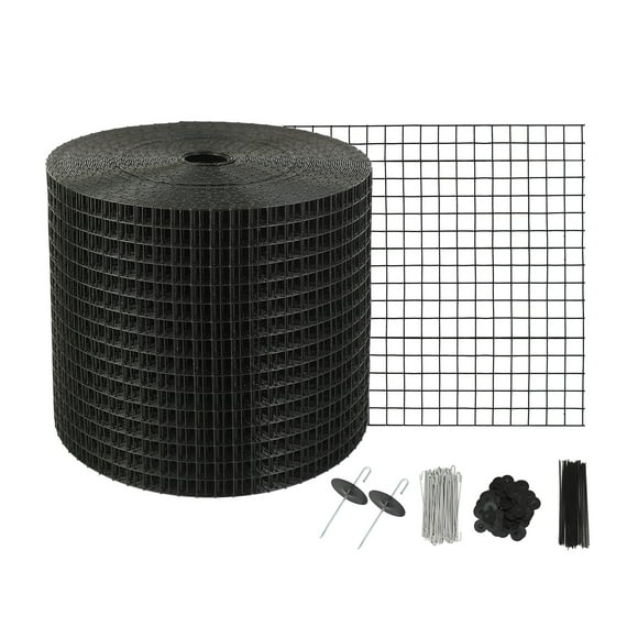 VEVOR 6 inch x 100ft Solar Panel Bird Guard, Critter Guard Roll Kit with Stainless Steel Fasteners, Solar Panel Guard with PVC Coating