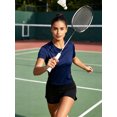 thumbnail image 6 of NELEUS Womens Plus Size Workout Shirts Athletic Running Yoga Short Sleeve Tops Tight Fit Breathable Crewneck,Navy Blue,US Size 2XL, 6 of 10