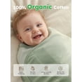 thumbnail image 3 of YOOFOSS Baby Swaddles for Newborns 100% Organic Cotton, Adjustable Swaddle Sleep Sack 0-3 Months Newborn Swaddle Sack 2 Pack, Breathable Soft, 3 of 9