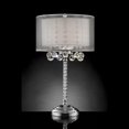 thumbnail image 6 of Chic Silver Tall Table Lamp with Crystal Accents and Silver Shade, 6 of 6