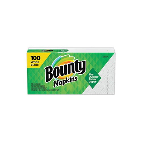 Quilted Napkins 1-Ply, 12.1 x 12, White, 100/Pack