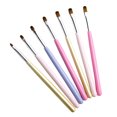 thumbnail image 2 of Miangastore Extension Gel Brush Nail Extension Gel Brushes Wood Assorted Color 1Set 5.89X0.39X0.39In, 2 of 8
