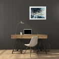 thumbnail image 3 of Monet, Claude 24x19 White Modern Wood Framed Museum Art Print Titled - On the Seine at Bennecourt, 3 of 4