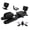 Black, variant on Pro Heavy-Duty Leg Stretcher Machine, 0-180° Adjustable Split Trainer with Steel Frame & PU Leather, Red Stretch Equipment for Yoga Ballet Dance Fitness Home Gym