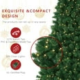 thumbnail image 3 of Jeco 7.5' Pre-Lit Artificial Christmas Tree With Metal Base, 3 of 8