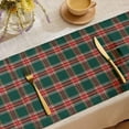 thumbnail image 5 of Grrvtrz Christmas Placemats Restaurant Decoration Table Mats Insulation Mats Western Placemats Washable Insulation Placemats Home Kitchen Table Mats,Holiday Products,Christmas Decorations, 5 of 6
