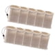 thumbnail image 3 of Bolsa de jabón colgante, bolsa de ahorro de jabón para exfoliante, viaje y baño, 10 Uds. con cuenta marrón, 3 of 8
