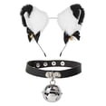 thumbnail image 1 of Qarigey Diadema con orejas de gato de peluche, accesorio de Cosplay, accesorios para festivales, gargantilla de corazón, práctico para llevar, Accesorio para el cabello tipo 12 Qarigey AP007137-12, 1 of 6