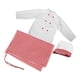 thumbnail image 5 of 1 juego de disfraz de chef para niños, abrigo de cocina, gorro de chef, delantal, suministros para juegos de rol de chef, 5 of 7