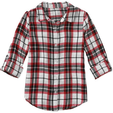 faded glory women's flannel shirts