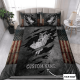 thumbnail image 2 of Juego de cama personalizado con nombre Bull Riding American Bull Rider Ver 3, 2 of 4