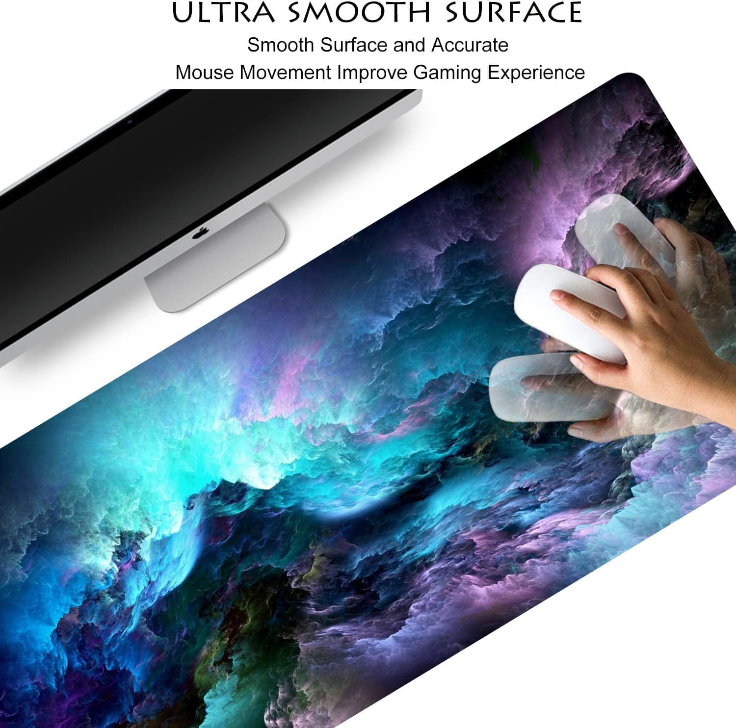 Extended Large Mouse Pad, Gaming Mouse Pad, Full Desk Keyboard Mouse Pad, XXL Bigmouse Pad with Anime, Waterproof and Anti-Skid for Office Desk Decor (35.4×15.75×0.1 inch)