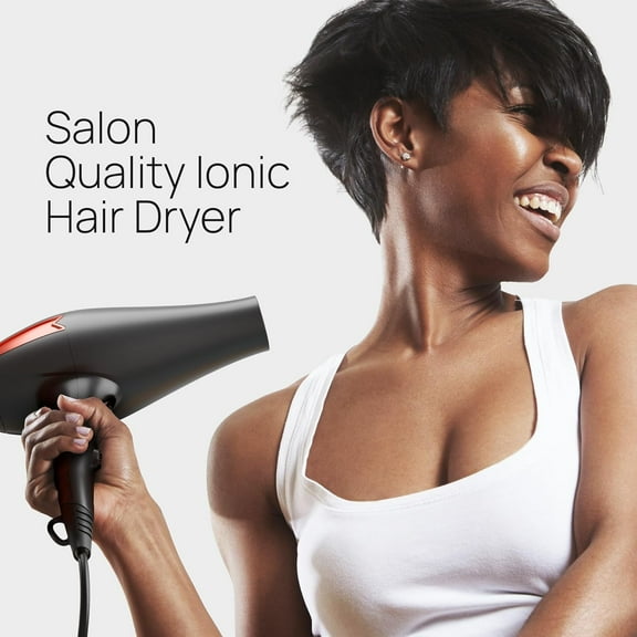 Professional Ionic Hair Dryer - 2200W Powerful Blow Dryer for Normal & Curly Hair with Volume Nozzle