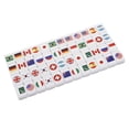 thumbnail image 2 of Miangastore 48PCS Game Blocks Family Party Games Mahjong Tiles Set Colored Flags Blocks for Easy Recognition Mahjong Tile Set for Party, 2 of 8