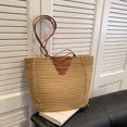 thumbnail image 6 of Kukuzhu Straw Bag for Women, Summer Straw Handbags and Purse Woven Shoulder Bag Beach Tote Bag for Vacation, 6 of 7