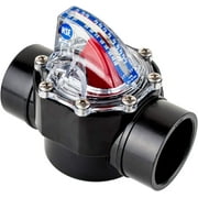 H2 Flow Controls FV-C Control FlowVis 2 x 2.5in. Complete Pool Flow Meter and Check Valve(replaced by the FV-2 and FV-25)
