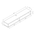 thumbnail image 7 of Furniture of America Evaine 2-Shelf TV Stand, 60", Cappuccino, 7 of 7