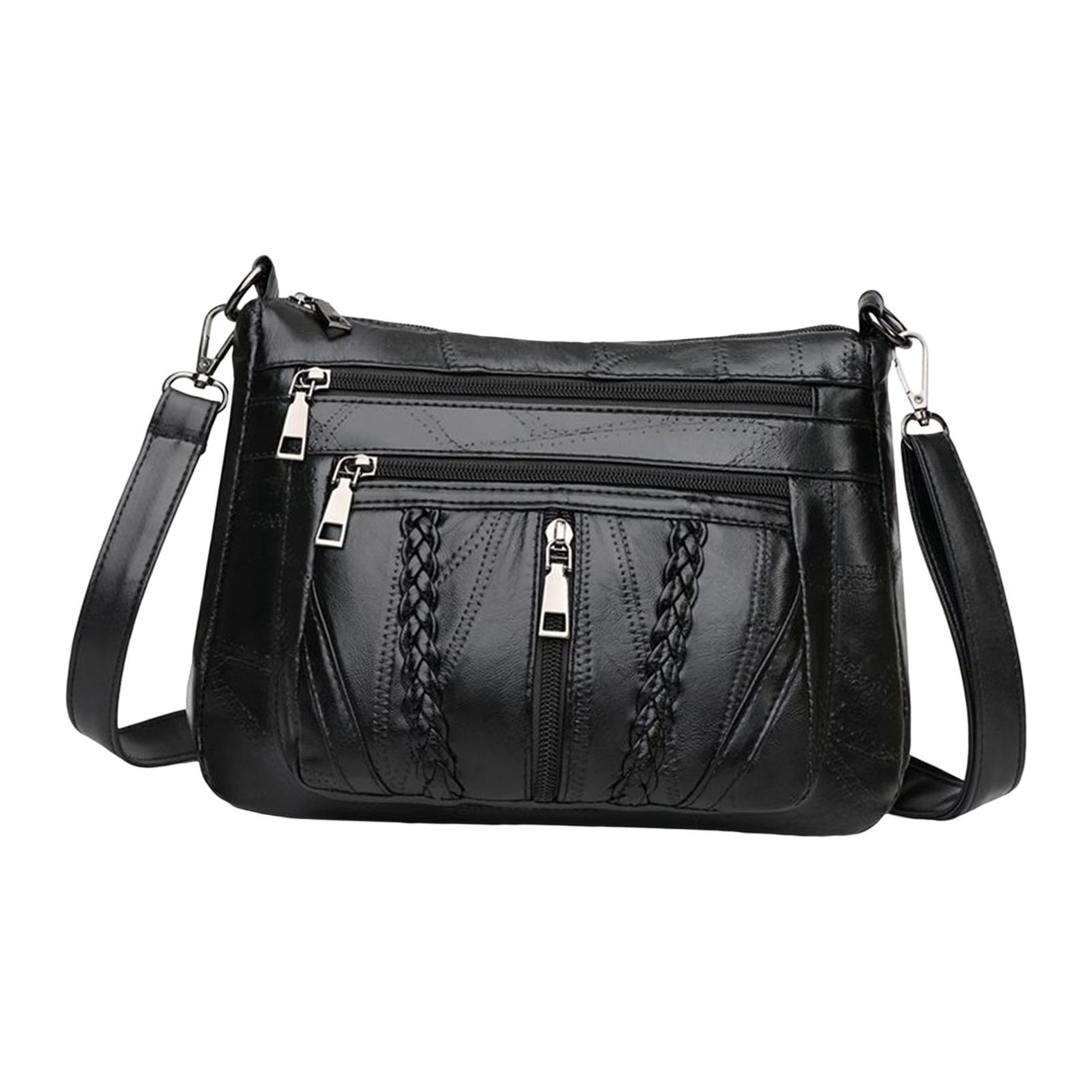 Soft PU Leather Shoulder Bag, Large Capacity Satchel, Travel Bag ...