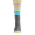 thumbnail image 2 of MeMoi Women's Multicolor Pastel Stripe Crew Sock - Mens - Male, 2 of 3