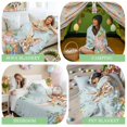 thumbnail image 6 of Throw Blanket Fleece Throw Blanket 50x80in, Easter Egg Cute Bunny Eucalyptus Soft Lightweight Bed Blankets Country Wildflower Blue Plank Fuzzy Couch Blankets for All Season, 6 of 9