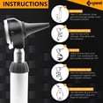 thumbnail image 2 of Cynamed 2-in-1 Ear Scope Set - Multi-Function Otoscope for Ear, Nose & Eye Examination- Professional Kit for Home and Medical Students - Sight Chart, Replacement Tip, 2 of 8