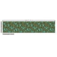 thumbnail image 3 of Ambesonne Botany Fabric by the Yard Upholstery, Vertical Leaves Layout Art, 1 Yard, Dark Seafoam and Green Brown, 3 of 5