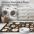 thumbnail image 5 of ODIKA 4'x6' Machine Washable Non-Slip Area Rug, Ethereal Earthy Patterned Aesthetic High Traffic Rug, Brown, 29251, 5 of 7