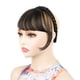 thumbnail image 1 of Peluca con diadema trenzada ligera de moda, flequillo, patillas dobles, flequillo recto, peluca, flequillo, flequillo, 1 of 5