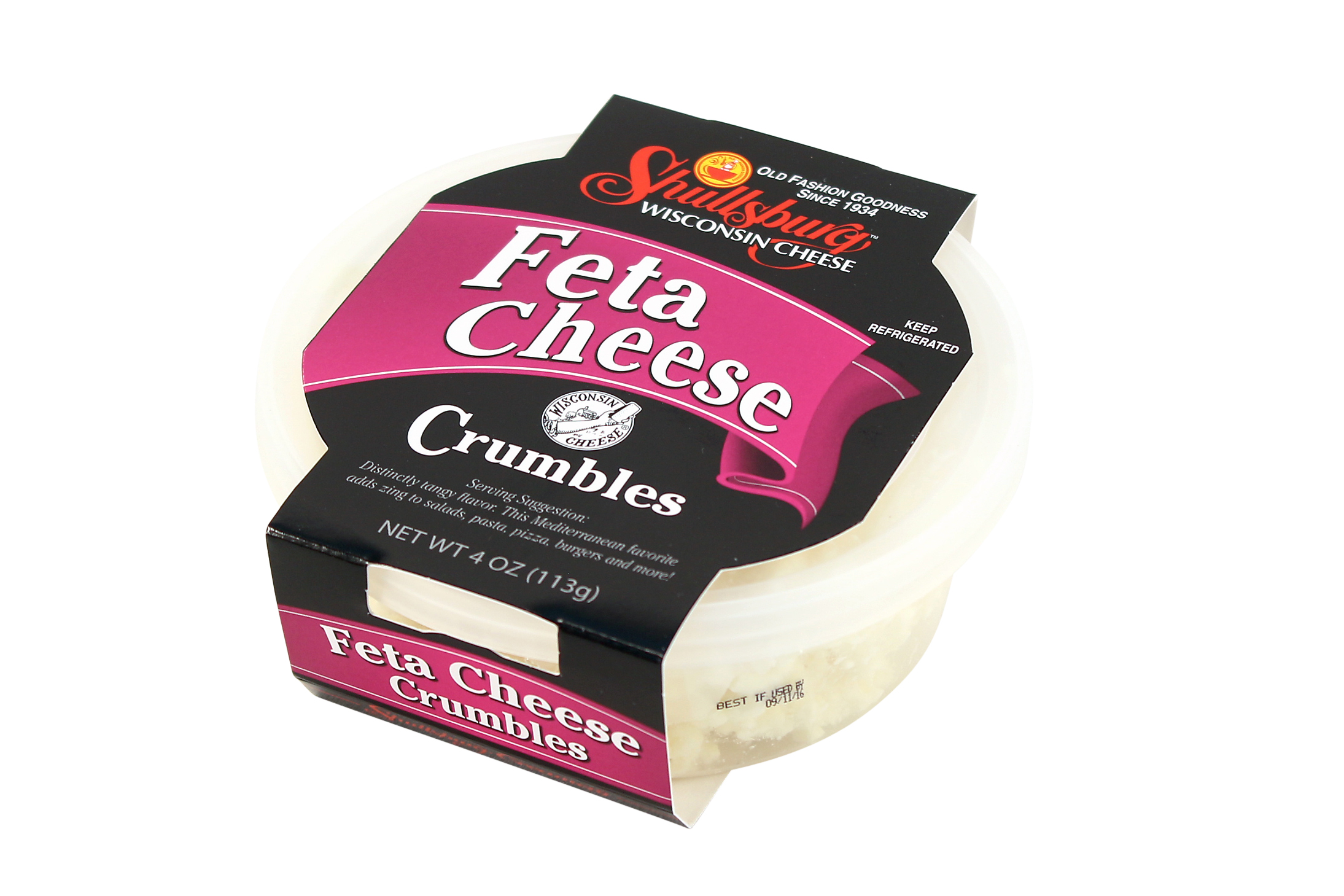 Athenos Traditional Crumbled Feta Cheese, 4 Oz.