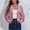 Pink, variant on Lilgiuy Ladies Solid Color Corduroy Jacket Drop Shoulder Long Sleeve Short Coat Winter Clothes for 2022