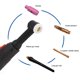 thumbnail image 3 of Cabezal De Antorcha De Soldadura, Moleteado Giratorio De 360 ​​Cabezal De Pistola De Soldadura Retardante De Llama Operación Con Una Sola Mano Ligero Para Reemplazo, 3 of 7
