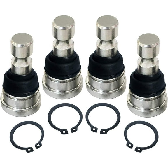Ball Joint Set for All Polaris RZR 800 570 900, 10-20 Sportsman 850,15-20 Scrambler 1000,Polaris Ranger 800 900 XP/Crew,4pcs ATV/UTV A-Arm Front Ball Joints Set Upper and Lower Replaces 7061220