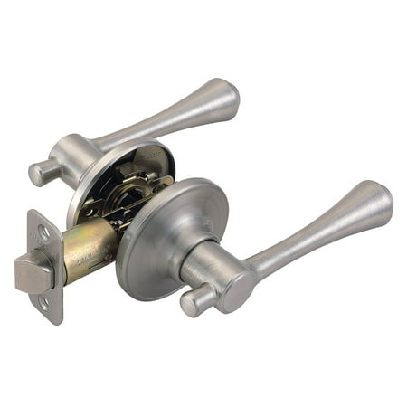 - Design House 755413 Ironwood 2-Way Adjustable Passage Door Handle, Reversible, Satin Nickel