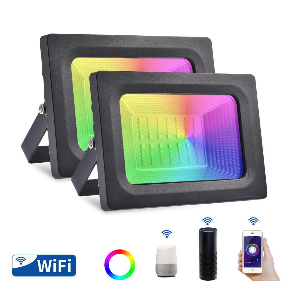 Wifi controlled led flood lights Clearance