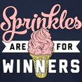 thumbnail image 3 of CafePress - Sprinkles Are For Winners Women's Classic T Shirt - Women's Traditional Fit Dark T-Shirt, 3 of 4