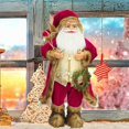 thumbnail image 4 of 2x Figura De Papá Noel BLESIY Adorno Decorativo Estatua De Escritorio, 4 of 8
