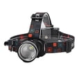 thumbnail image 1 of Advancent Linterna frontal de alto brillo para correr, trotar, viajar, 3 modos, linterna frontal IPX5, linterna frontal impermeable, equipo para exteriores Iluminación y accesorios Negro Advancent HA074213-03, 1 of 6
