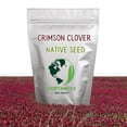 thumbnail image 3 of Earthwise Seed Company Crimson Clover Seeds, 1 lb Coverage 1000 sq ft, Spring Blooming Cover Crop (1 lb), 3 of 10