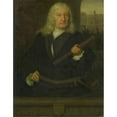 thumbnail image 2 of David van der Plas 12x14 Black Ornate Wood Framed Double Matted Museum Art Print Titled: Portrait of Willem Van Outhoorn, Governor General of the Dutch East Indies (1691 - 1704), 2 of 5