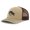 Khaki Coffee, variant on Richardson Trucker Hat Gator Florida Swamp Embroidery Polyester Baseball Cap Snapback Heather Grey Black Design Only