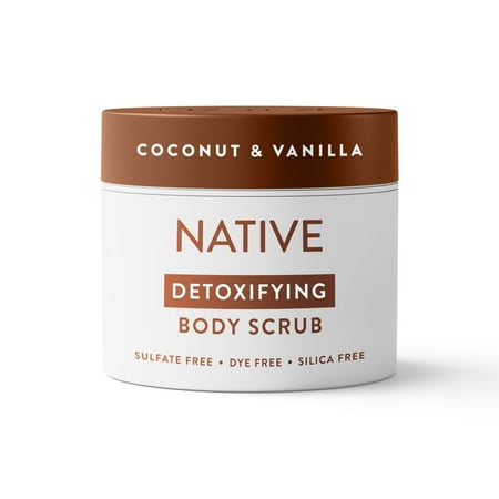 Native Coconut & Vanilla Detoxifying Body Scrub 12 oz