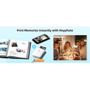 HPRT Pocket Photo Printer - Portable Mini Color Wireless Mobile Printer - Zink 2x3” Sticky-Back Photos - Bluetooth Compatible with iOS & Android Devices Printing Machine Sticker