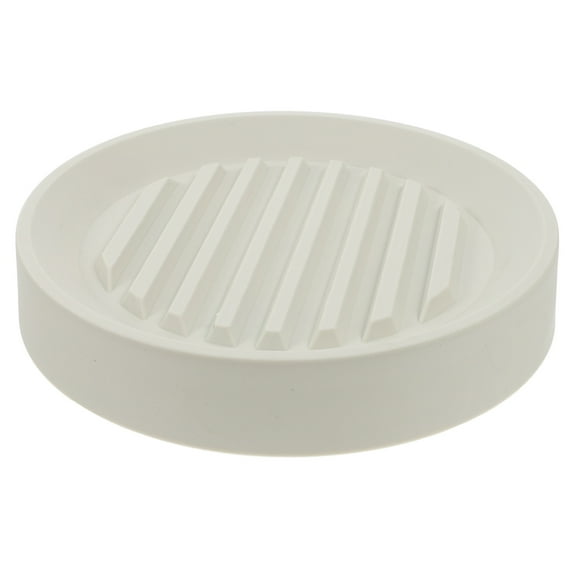 OFFIGAM Flower Pot Tray With Wheels Planter Water Tray White For Garden 1Pcs