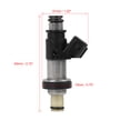 thumbnail image 4 of Unique Bargains Car Fuel Injector 06164-PCC-000 for Honda CRV 99-01, 4 of 7